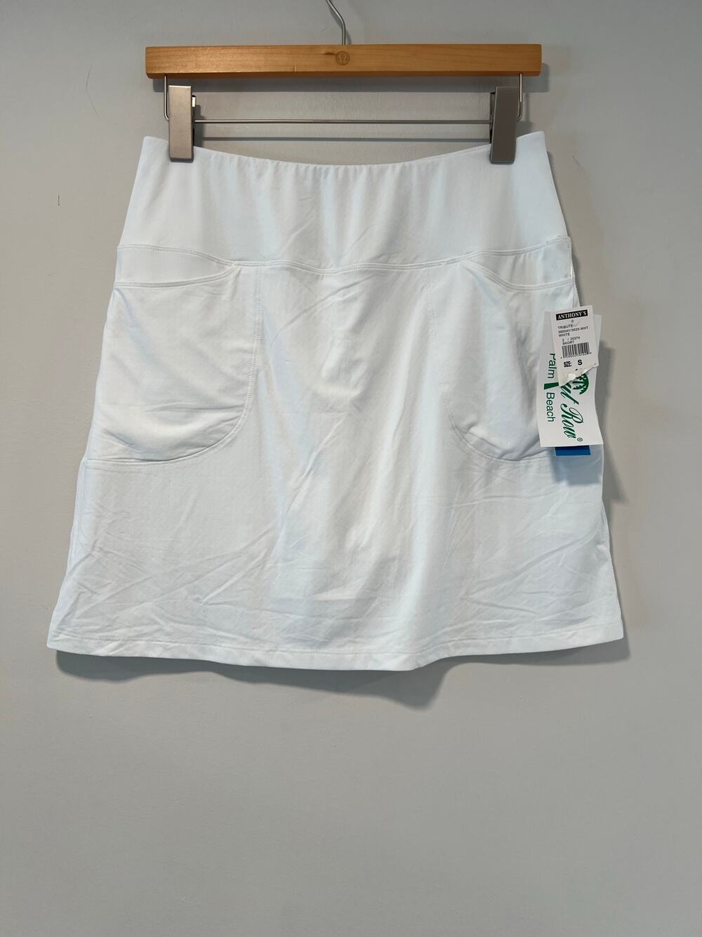 NEW Coconut Palm White Golf Tennis Skort Size Small JL